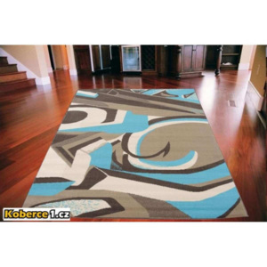 Kusový koberec PP Graffo tyrkysový 120x170, Velikosti 120x170cm