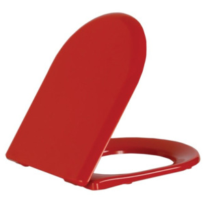 SAPHO - PAULA WC sedátko, Slim soft close, duroplast, červená (KC3131.K0)
