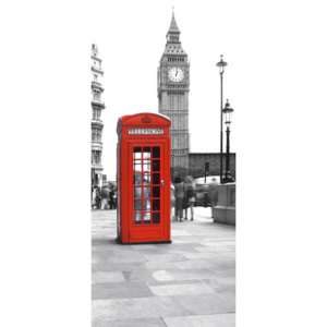 Eurographics Tapety na dvere - Calling from Big Ben 92x202cm