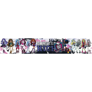 Výpredaj - Samolepiaca detská bordúra Monster High 500 x 10,6 cm