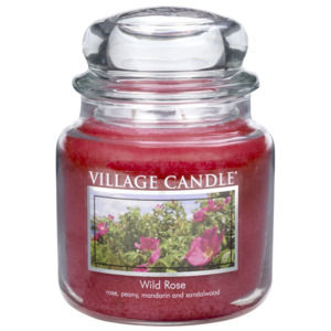 Village Candle Vonná svíčka, Divoká růže - Wild Rose, 397 g