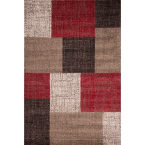 Kusový koberec Modern 105 Red. Akcia -16%. Vlastná spoľahlivá doprava až k Vám domov