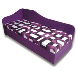 Jednolôžková posteľ (váľanda) 80 cm Lux 87 (L) (s matracom). Akcia -11%. Vlastná spoľahlivá doprava až k Vám domov
