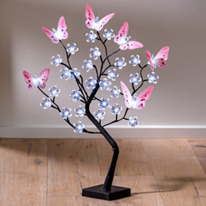 Magnet 3Pagen LED strom s motýlikmi