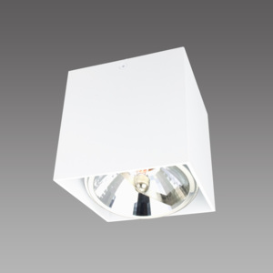 Biele stropné svietidlo Light Prestige Aliano, šírka 12 cm