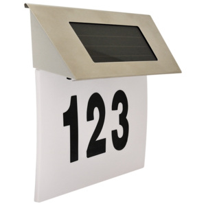 Polux LED Solárne domové číslo 1,2V IP44 SA0728 + záruka 5 rokov zadarmo