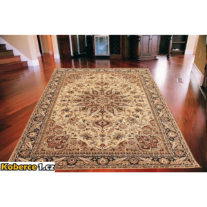 Kusový koberec klasický vzor 12 béžový, Velikosti 170x240cm