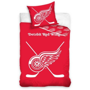 Detské obliečky svietiace v tme NHL Detroit Red Wings 140x200