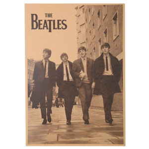 Retro plagát "The Beatles" 35x51 cm