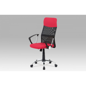 Kancelárska stolička KA-V204 RED červená / čierna Autronic