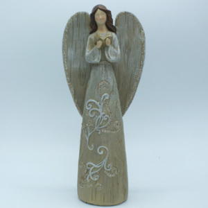 Keramický anjel s knihou 30 cm