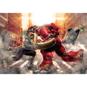 C3365V4 Fototapeta vliesová: Iron Man vs Hulk - 184x254 cm