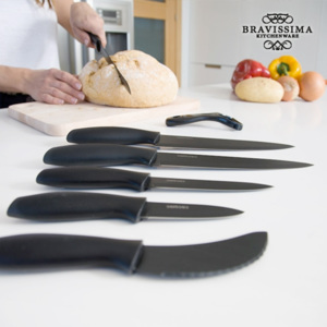 Profesionálne Keramické Nože Bravissima Kitchen Titanium 7 kusov