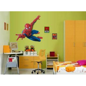ZooYoo detská nálepka na stenu spiderman 3d zvitok 50 x 70 cm