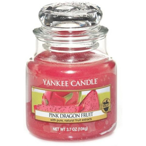 Sviečka v sklenenej dóze Yankee Candle Ružový Dračí plod, 104 g
