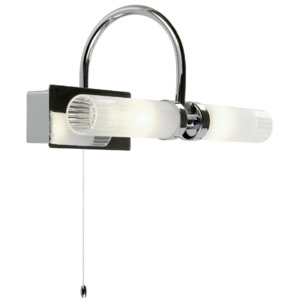 Kúpeľňové svietidlo REDO POLO CHROME G9 IP44 01-097