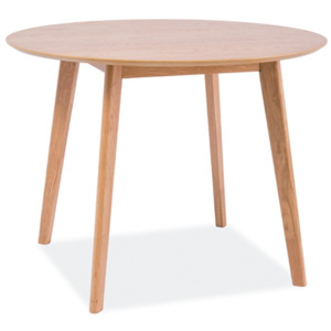 Jedálenský stôl s doskou v dubovom dekore Signal Mosso, ⌀ 75 cm