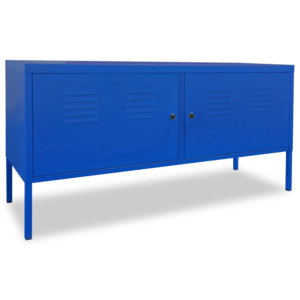 TV stolík, 118x40x60 cm, modrý
