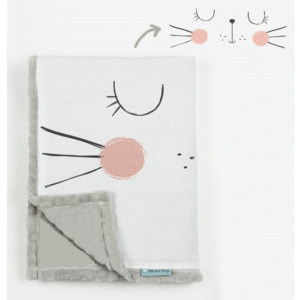 Detská deka Little Nice Things Cat, 170 x 130 cm