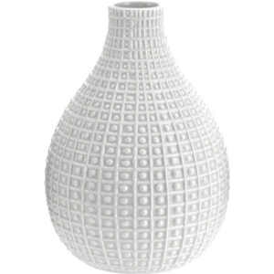 Keramická váza Pompei biela, 28 cm
