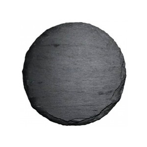 Crela Slate Saucer, circle 1 piece, Ø 8 cm, Ø 11 cm