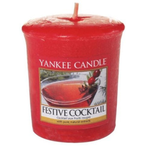 Sviečka Yankee Candle Sviatočný koktejl, 49 g