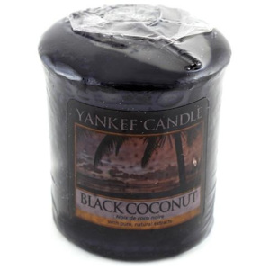 Sviečka Yankee Candle Čierny kokos, 49 g