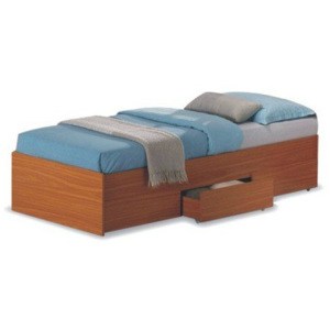 Jednolôžková posteľ s roštom a šuplíkmi