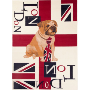 Kusový koberec PP Bulldog krémový, Velikosti 80x150cm