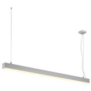 Závesné svietidlo SLV Q-LINE SINGLE LED, závěsné svítidlo, 1 500 mm, stříbrné 155124
