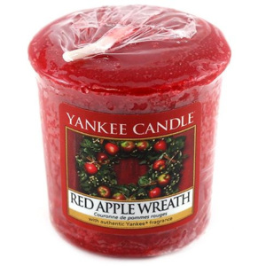 Sviečka Yankee Candle Veniec z červených jabĺčok, 49 g