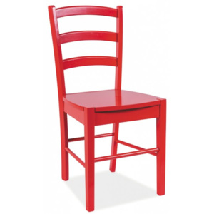 SIGNAL CD-38 jedálenská stolička červená