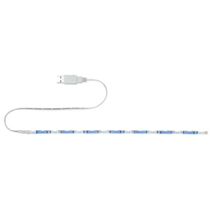 LED pás PAULMANN LED pás modrý/bílý s USB portom 70703