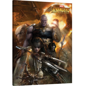 Obraz na plátne Avengers Infinity War - Children of Thanos, (60 x 80 cm)