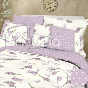 Bavlnené posteľné obliečky Lavender lila 2 ks 2x predĺžená dĺžka