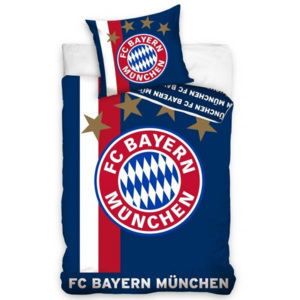 Obliečky licenčné FC Bayern Mníchov modré 140x200