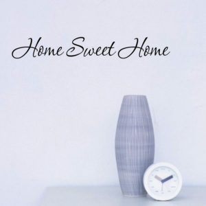 ZooYoo Samolepka na stenu "Home Sweet Home" 9x58 cm