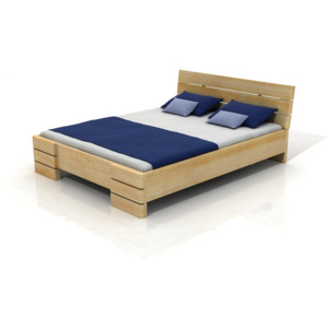 Vyššia posteľ z borovice pre manželov