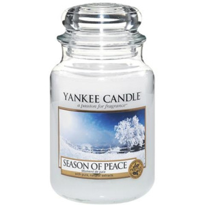 Sviečka v sklenenej dóze Yankee Candle Obdobie mieru, 623 g