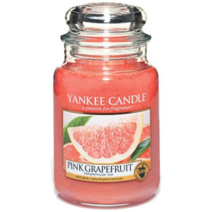 Sviečka v sklenenej dóze Yankee Candle Ružový grep, 623 g