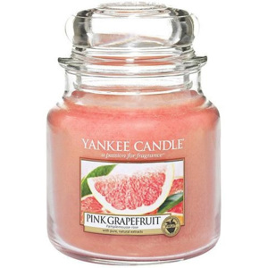 Sviečka v sklenenej dóze Yankee Candle Ružový grep, 410 g