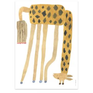 Plagát Noah Giraffe Upside Down 50x70cm