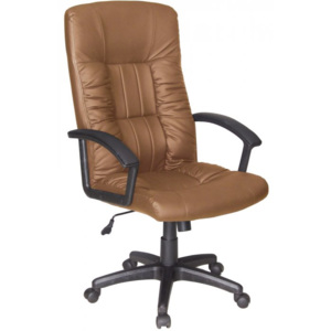 SIGNAL Q-015 kancelárska stolička s podrúčkami hnedá