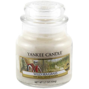 Sviečka v sklenenej dóze Yankee Candle Tráava na pobreží, 104 g