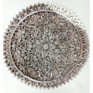 Obraz Mandala biela KVET 60 cm