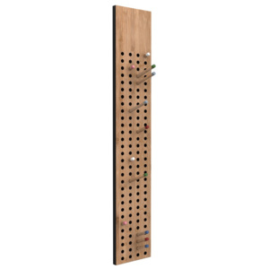 Nástenný variabilný vešiak z bambusu Moso We Do Wood Scoreboard, výška 100 cm