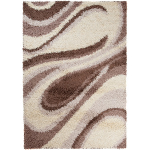 Kusový koberec Shaggy Kirk krémový, Velikosti 80x150cm