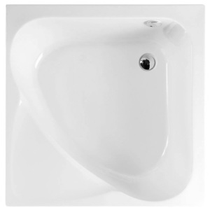 POLYSAN CARMEN hluboká sprchová vanička, čtverec 90x90x30cm, bílá 29611
