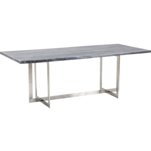 Stôl v chrómovej farbe Kare Design Level Chrome, 220 × 77 cm