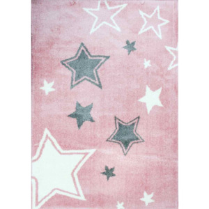 Kusový koberec Hviezdičky růžový, Velikosti 70x140cm